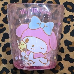 Sanrio My Melody Clear Acrylic Tumbler *NWT*